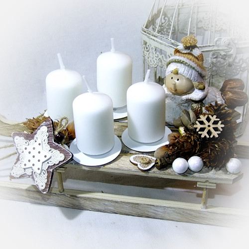 Adventní věnec - Advent na saních — foto 1