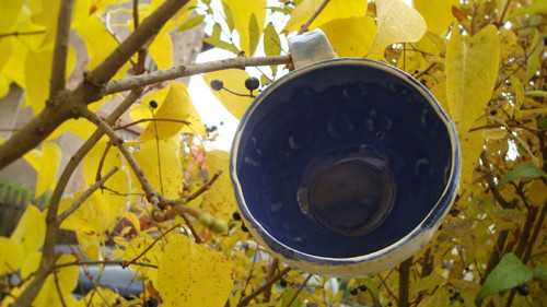 Srdíčkovaný puntíčkovaný šálek — foto 1
