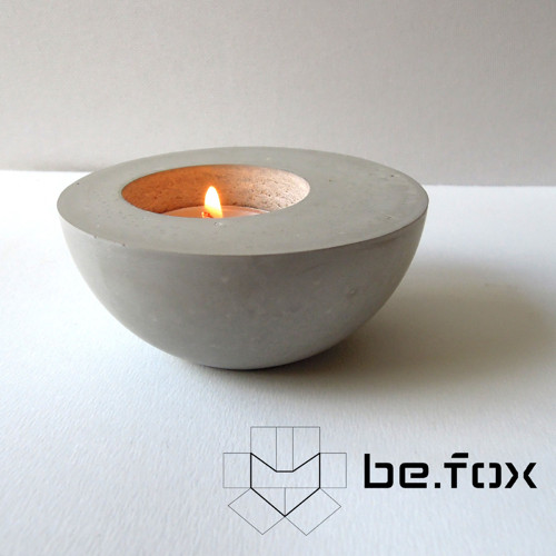 Satin candlestick concrete — foto 1