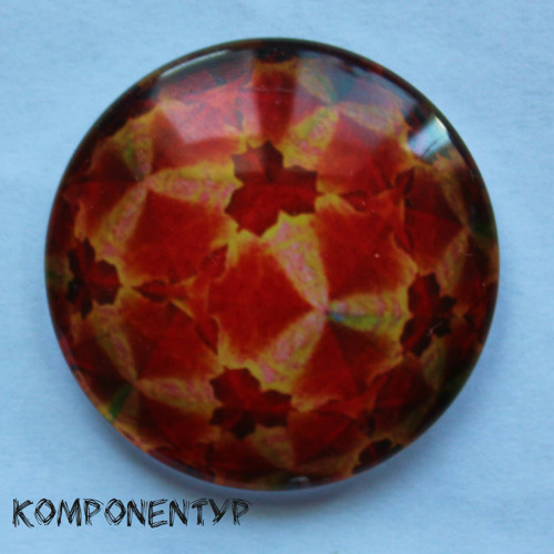 Kabošon "Mandala", 30 mm
