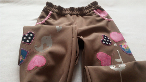 Softshellové kalhoty rostoucí — foto 1