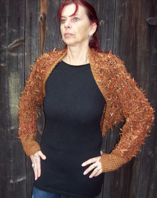 Dámské pletené bolerko — foto 1
