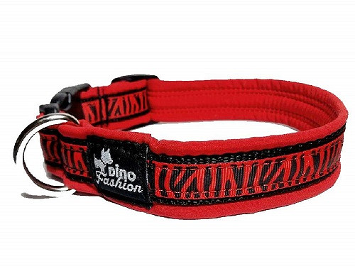 Obojek Red Zebra — foto 1