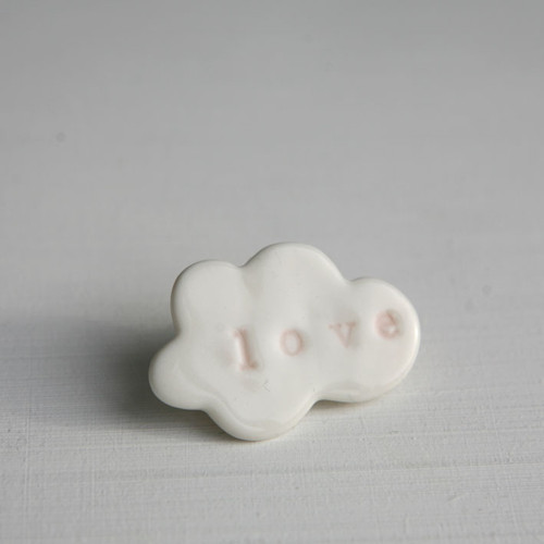 ...s láskou (porcelánová brož) — foto 1