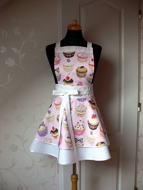 Cupcakes zástěrka růžová — foto 1