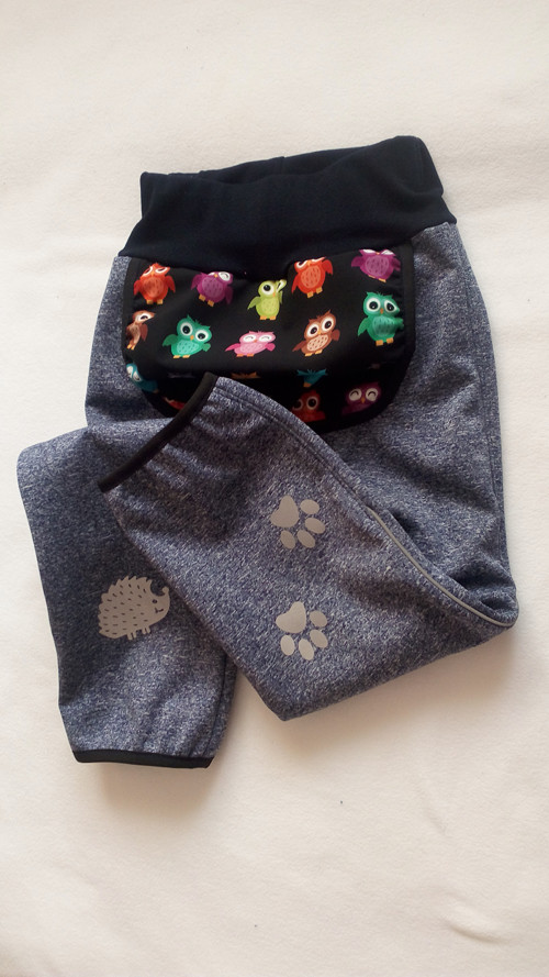 Softshellové kalhoty rostoucí — foto 1