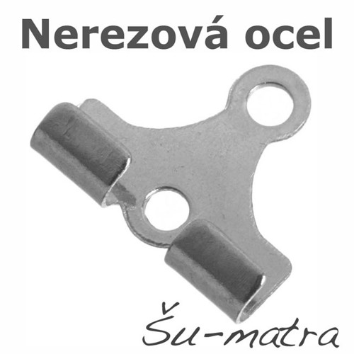 Koncovka 8x10 mm z nerezové oceli (4 ks)