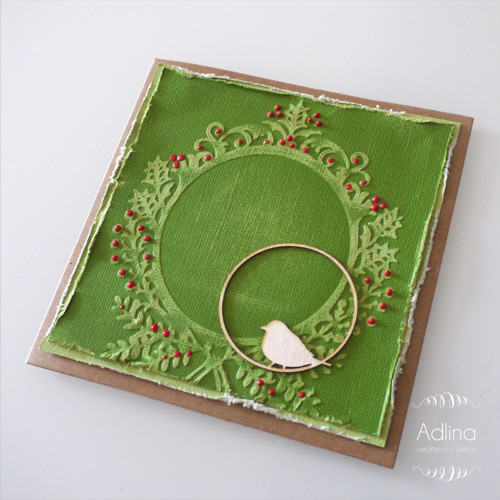 Vánoční přání_s ptáčkem — foto 1