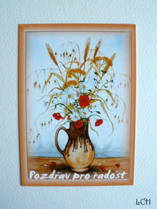 Pohlednice - Luční květy