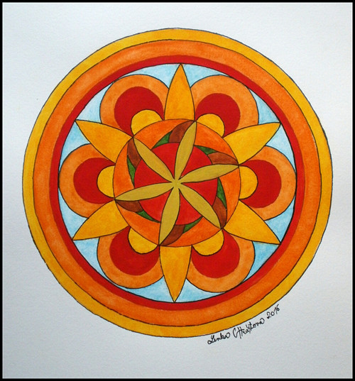 Mandala "Říjen"