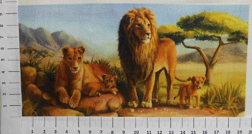 KEPR panel- zvířata (2K11/28) 20x9,5 cm — foto 1