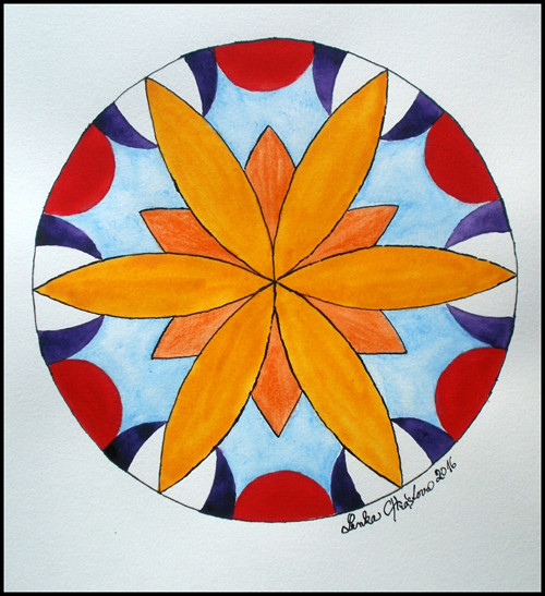 Mandala "Červen"