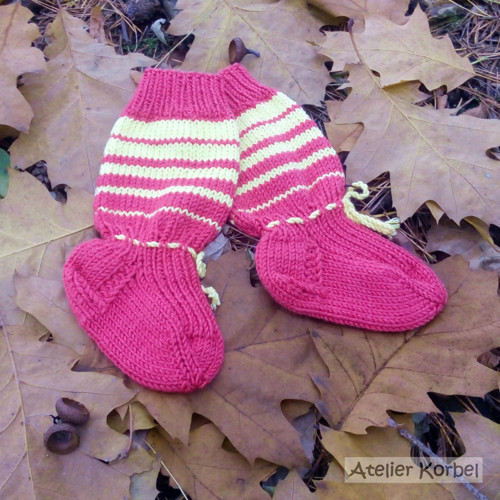 Maliny s vanilkou ponožkonávleky, merino, 11,5 cm