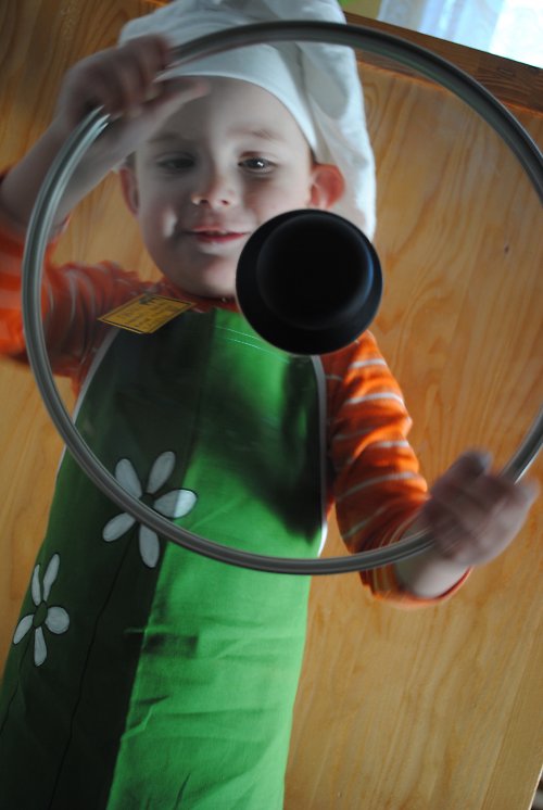 Dětská zástěrka - květinky — foto 1