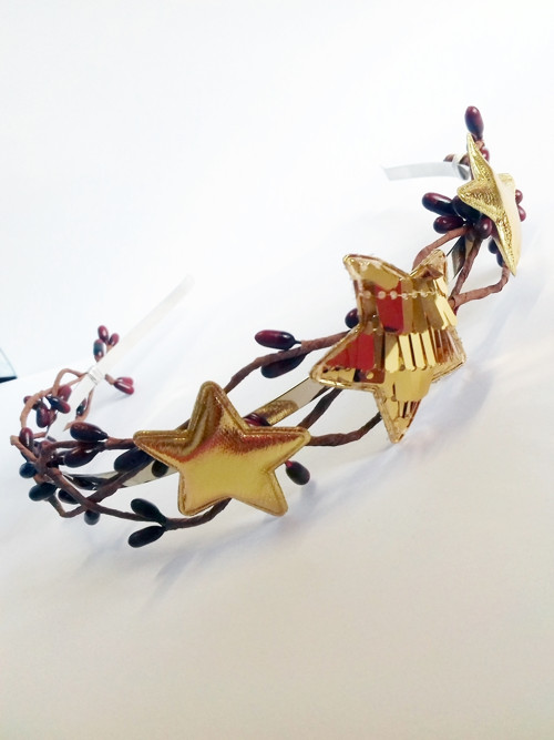 Vánoční čelenka-věneček — foto 1
