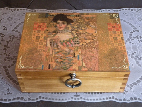 Krabička, šperkovnice - ADELE - G.Klimt — foto 1