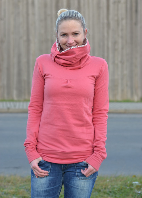 Starorůžová mikina — foto 1