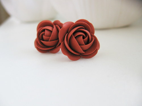 Terracotta, 3x visací náušnice — foto 1