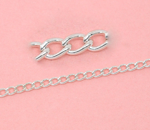 Řetízek TWIST/ stříbro/ 3x4mm