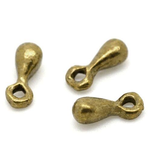 Koncovka na řetízek/ ant.bronz/ 7x3mm