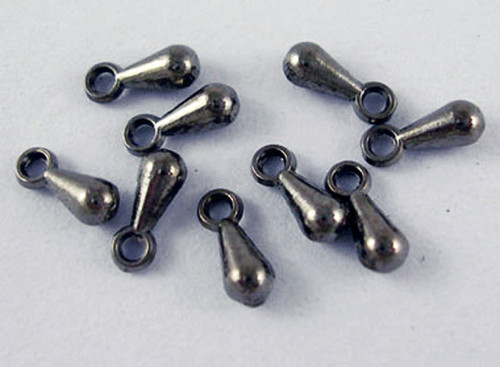 Koncovka na řetízek/ gunmetal/ 7x3mm/ 10ks