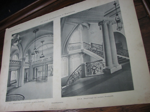 Architektura a stavitelství, starý tisk, 1907
