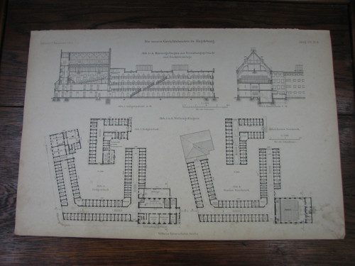 Architektura a stavitelství, starý tisk, 1907