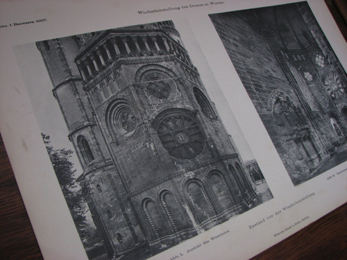 Architektura a stavitelství, starý tisk, 1907