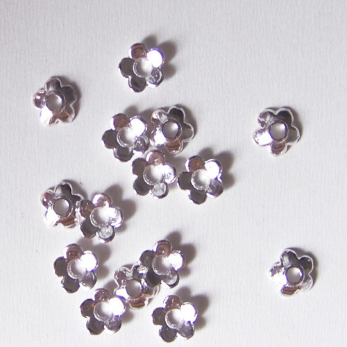 Kaplík minikytka/ stříbro/ 6,5mm