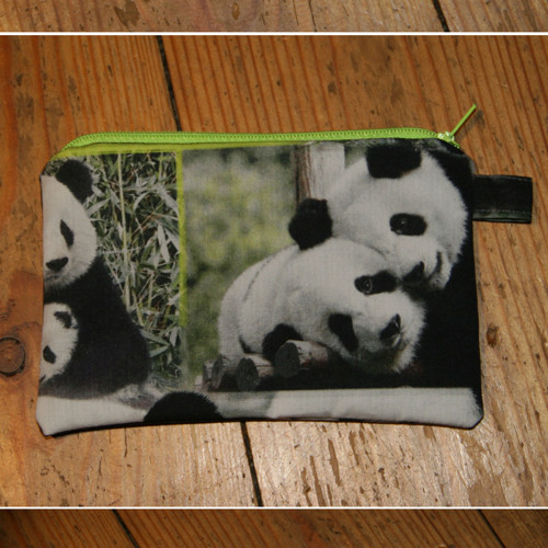 ZIP kapsička Pandy neon — foto 1