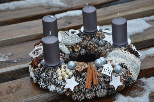 Adventní věnec - vintage — foto 1