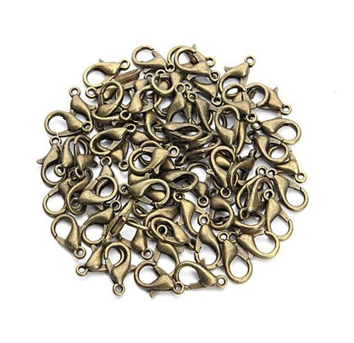 Zapínání karabina bronzové 10x6 mm - 20 ks