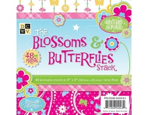 Dcwv - Blossoms & Butterflies 8"x8" — foto 1