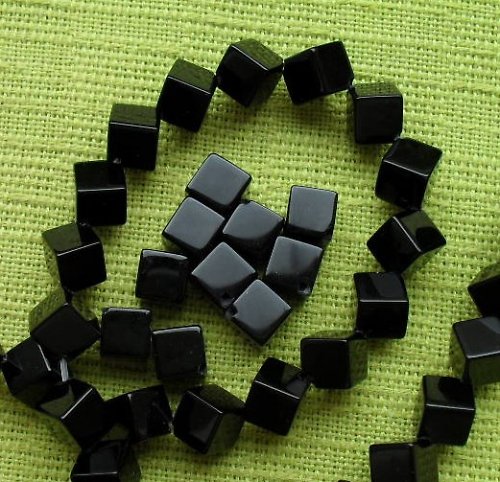 Onyx 6x6mm šikmý průtah 2ks — foto 1
