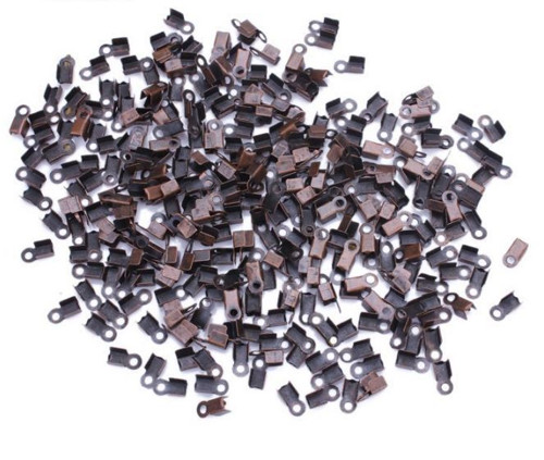 Koncovka na kůži - šíře 3mm - 2 ks
