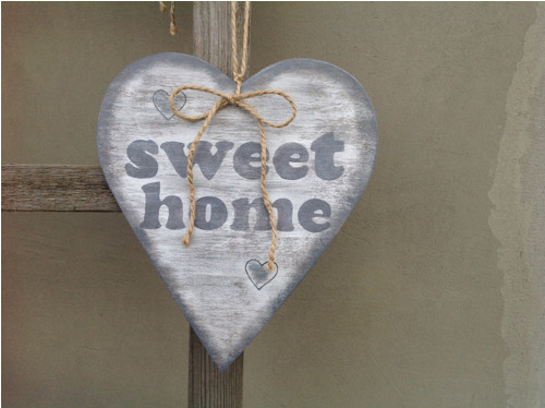 Srdce na dveře sweet home