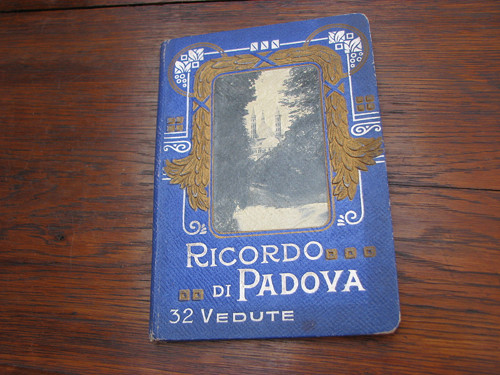Padova...album fotografií, poč. 20. století