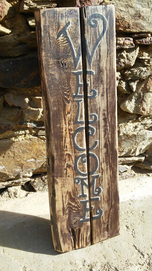 Uvítací tabule "Welcome" — foto 1