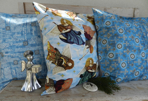 ANGELS IN HEAVEN ... set 3ks 50x50cm