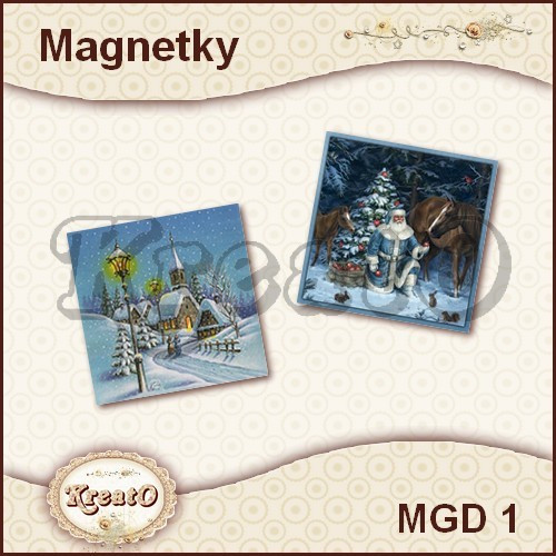 Magnetky - Vánoce