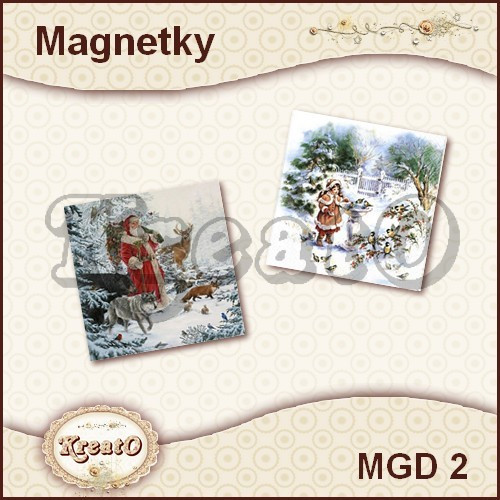 Magnetky - Vánoce