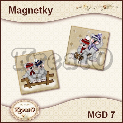 Magnetky - Vánoce