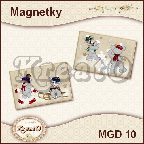 Magnetky - Vánoce