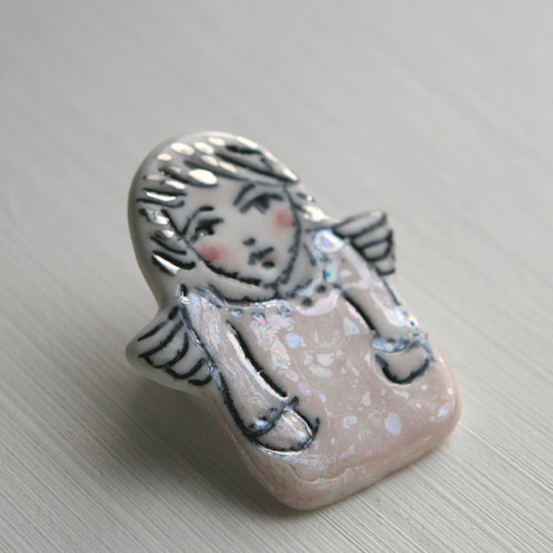 Anděl Veronika (porcelán.brož) — foto 1
