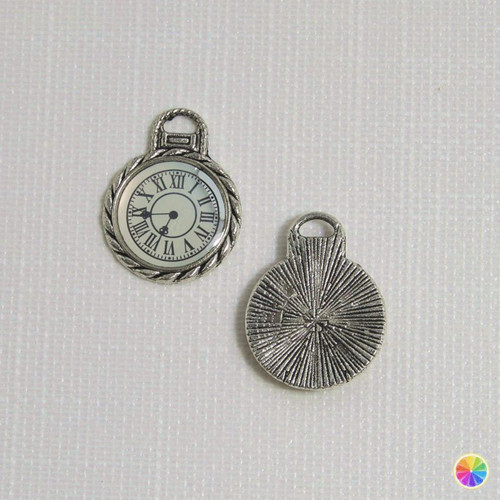 Přívěsek hodiny zdobené 26x21mm
