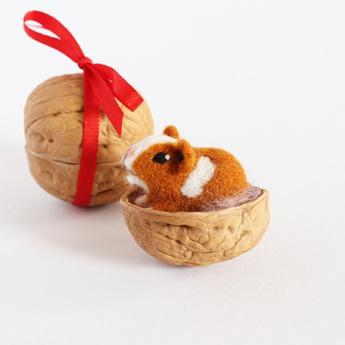 Mini morčátko ve skořápce - oranžové — foto 1