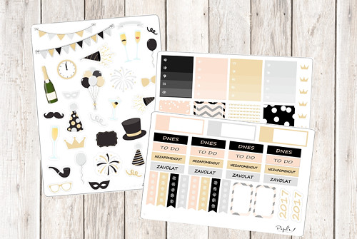 Planner samolepky Nový rok — foto 1