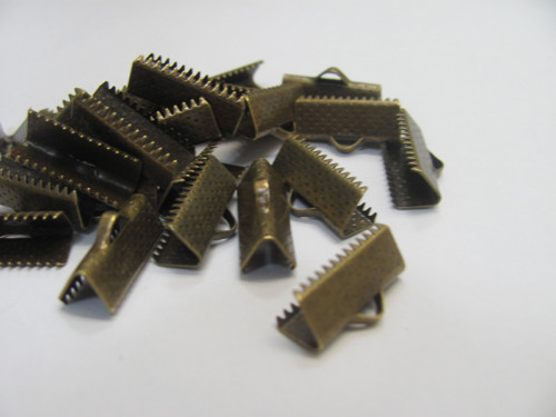 Koncovka na stuhy - 16x8 mm - 20 ks