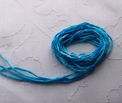Tyrkys melír, pongé 5, kusová — foto 1