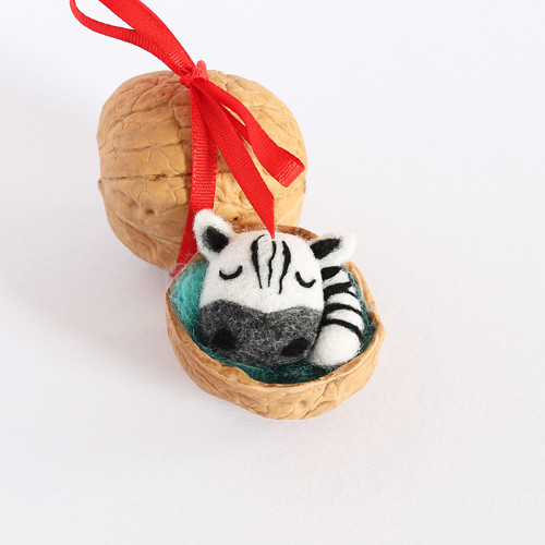 Mini zebra ve skořápce — foto 1